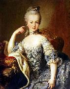 Portrait of Archduchess Maria Antonia of Austria unknow artist
